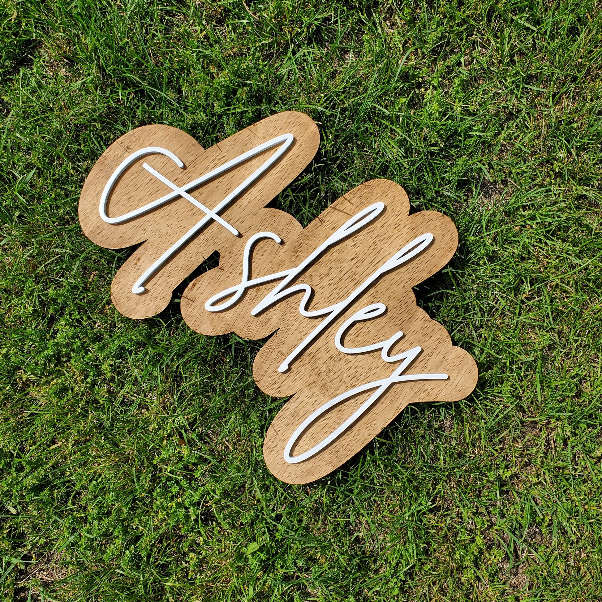 Layered Name Sign | Custom Wood Sign | Wood Cut Out | Nursery Sign | Name Sign | Laser Cut Sign
