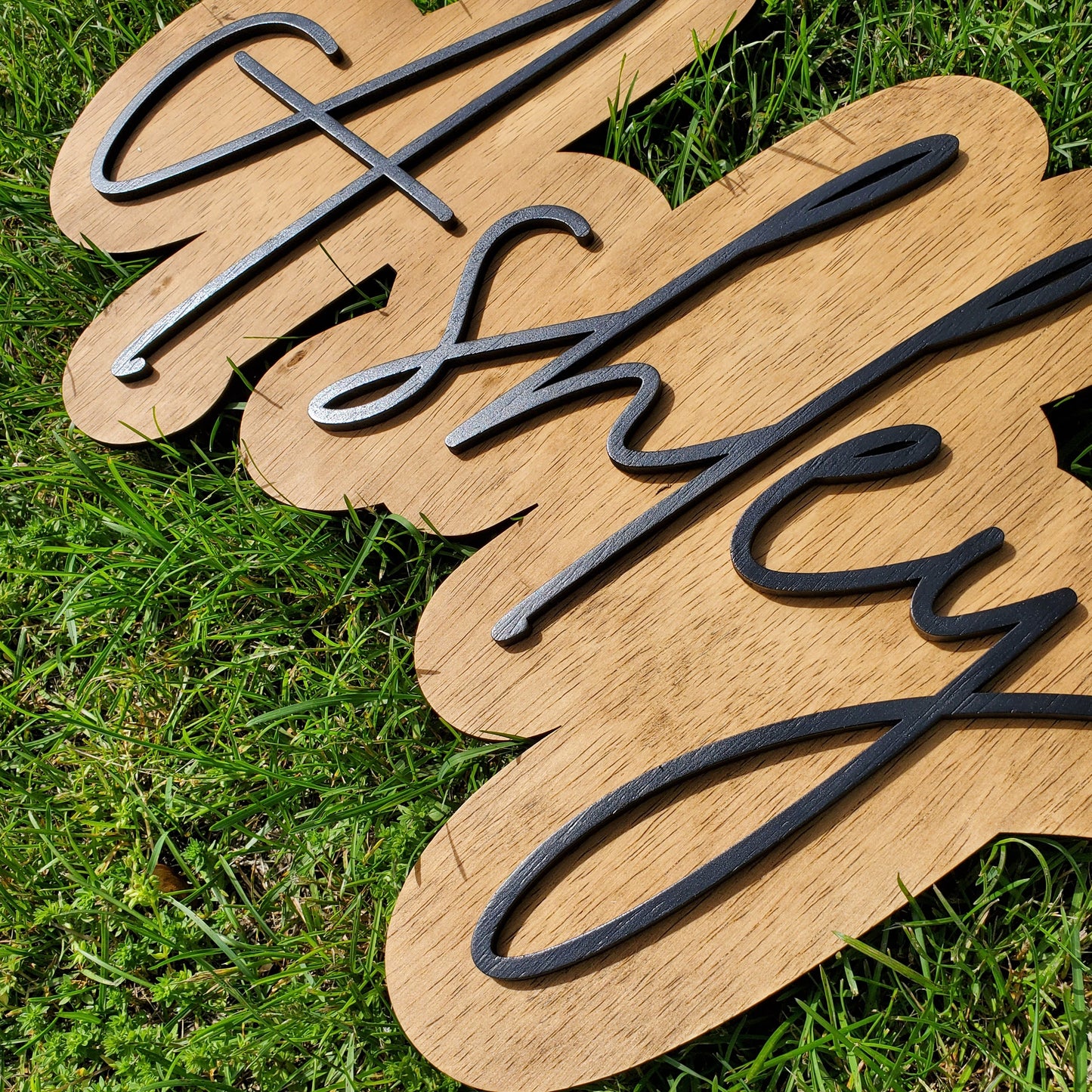 Layered Name Sign | Custom Wood Sign | Wood Cut Out | Nursery Sign | Name Sign | Laser Cut Sign