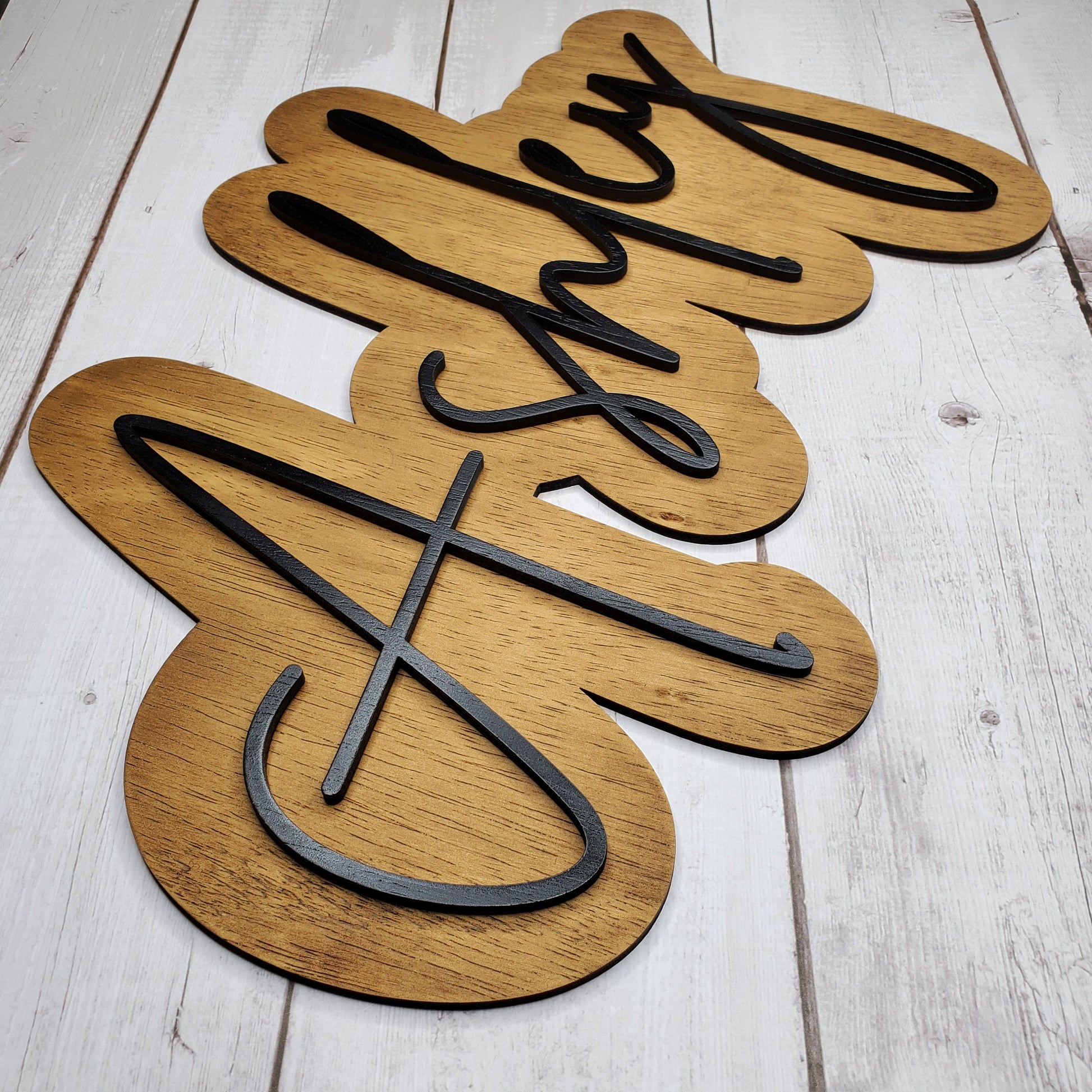 Layered Name Sign | Custom Wood Sign | Wood Cut Out | Nursery Sign | Name Sign | Laser Cut Sign