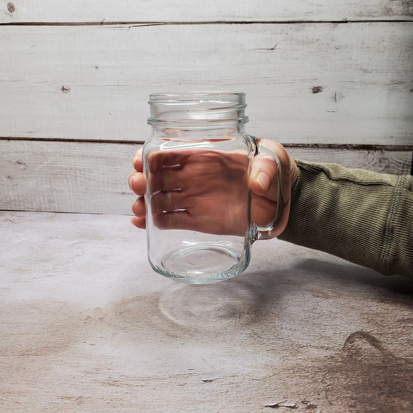 Personalized Mason Jar Glass | Engraved Mason Glass | Custom Mason Jar Glass | Personalized Mug with Handles