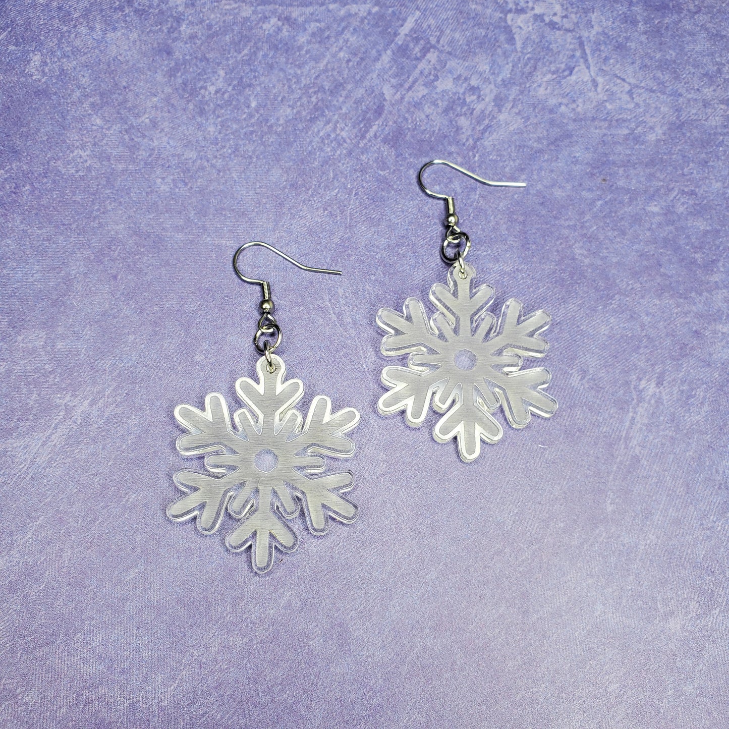 Snowflake Earrings | Snow Earrings | Hypoallergenic Earrings | Christmas Earrings | Drop Earrings