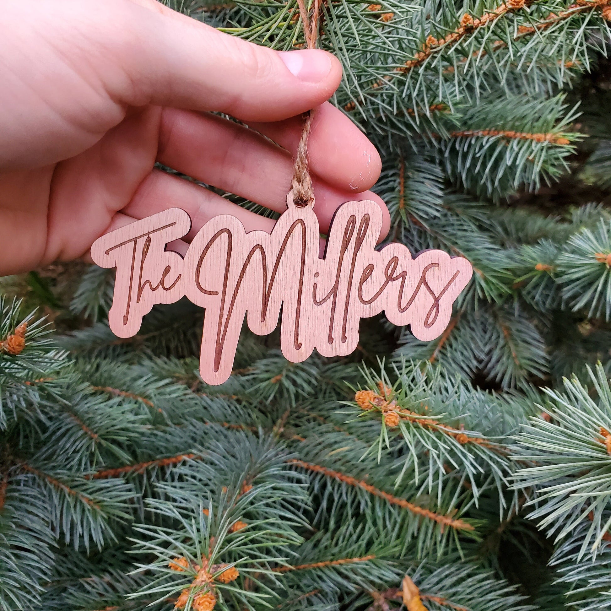 Last Name Ornament | Christmas Ornament | Family Christmas Ornament