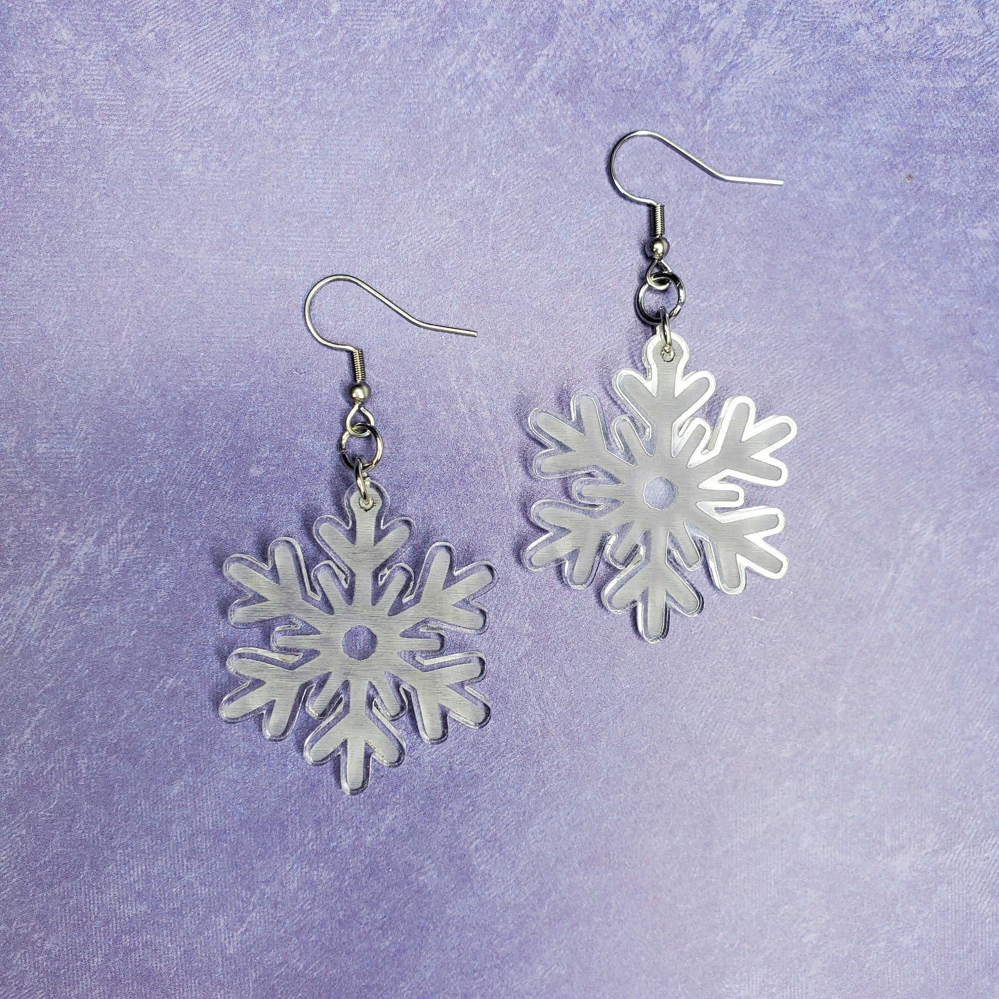 Snowflake Earrings | Snow Earrings | Hypoallergenic Earrings | Christmas Earrings | Drop Earrings