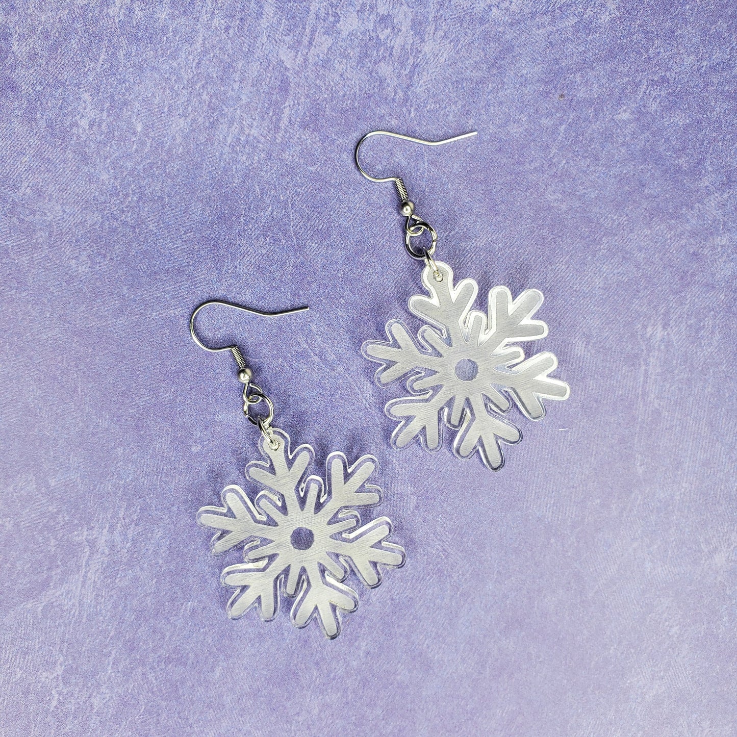 Snowflake Earrings | Snow Earrings | Hypoallergenic Earrings | Christmas Earrings | Drop Earrings