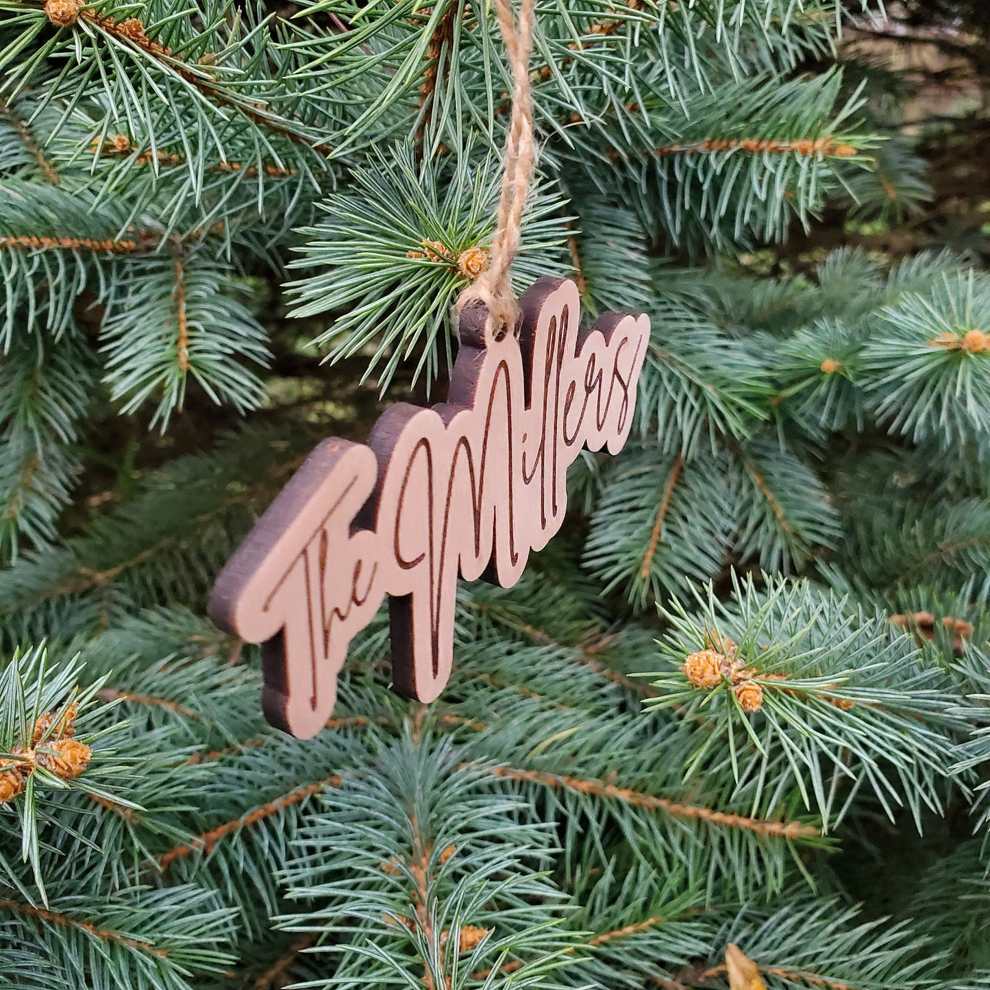 Last Name Ornament | Christmas Ornament | Family Christmas Ornament