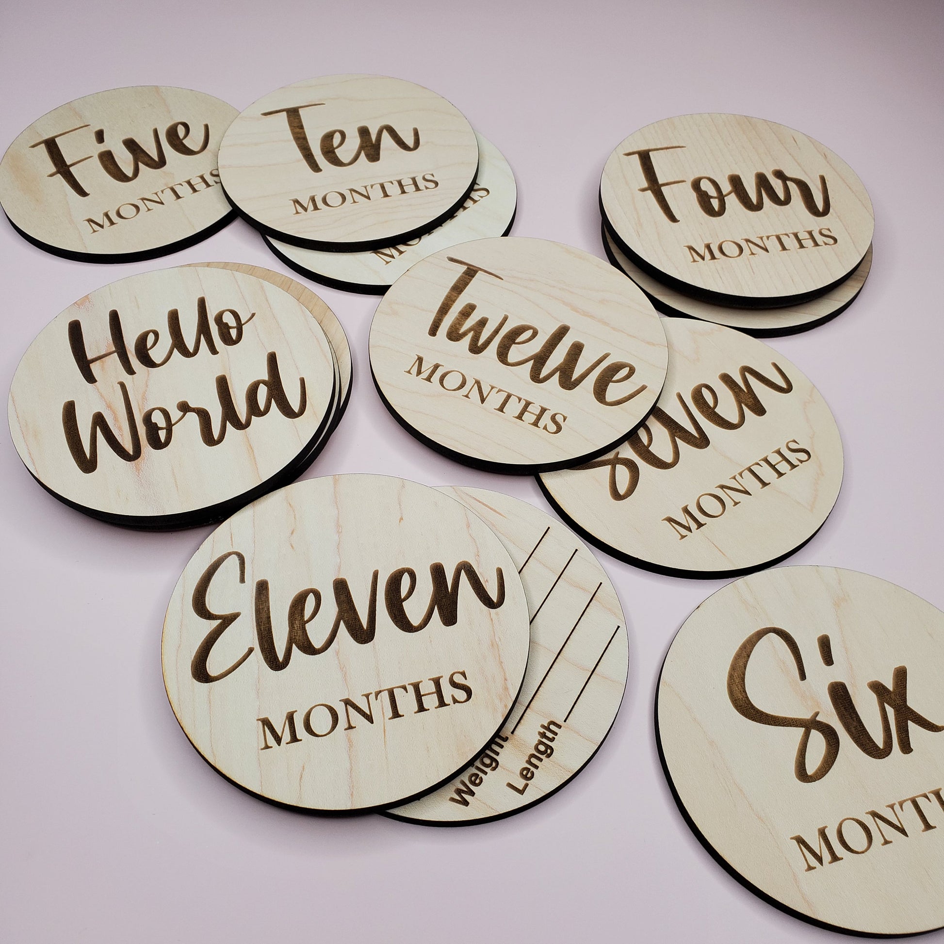 Milestone Markers | Baby Milestones | Baby Shower Gift | Baby Month Markers