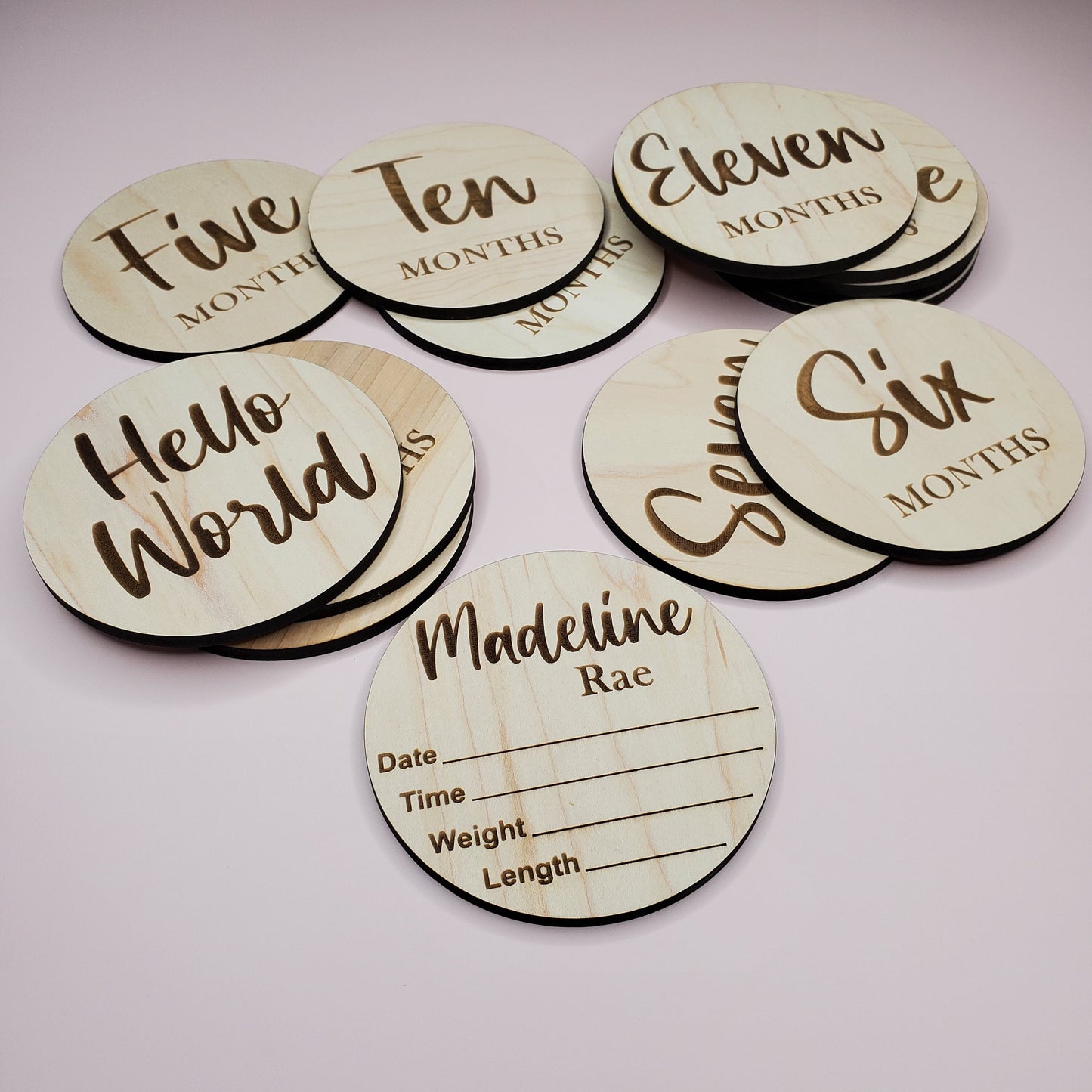 Milestone Markers | Baby Milestones | Baby Shower Gift | Baby Month Markers