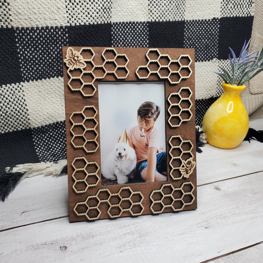 Picture Frame | Wood Frame | Honeycomb Picture Frame | Wooden Frame