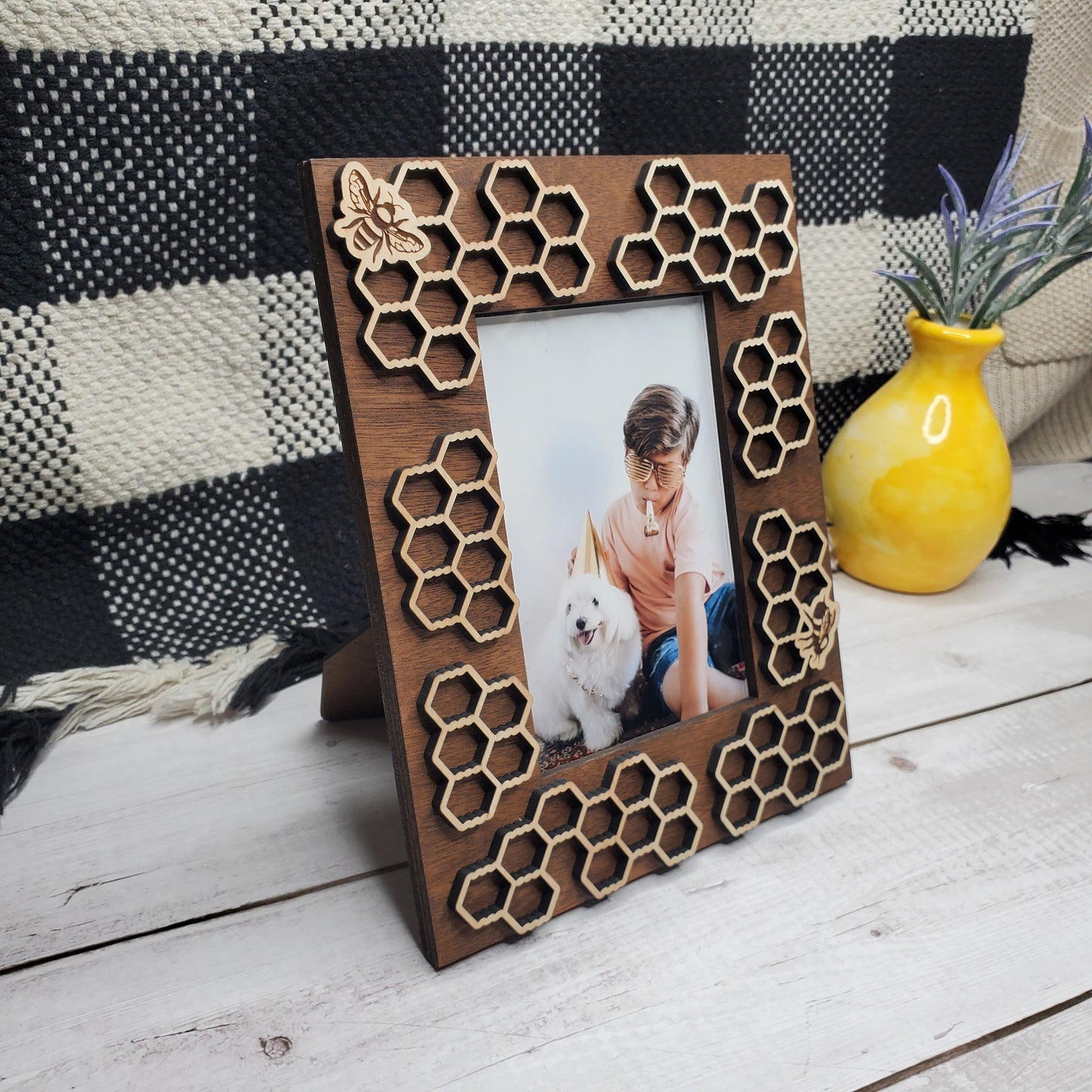 Picture Frame | Wood Frame | Honeycomb Picture Frame | Wooden Frame