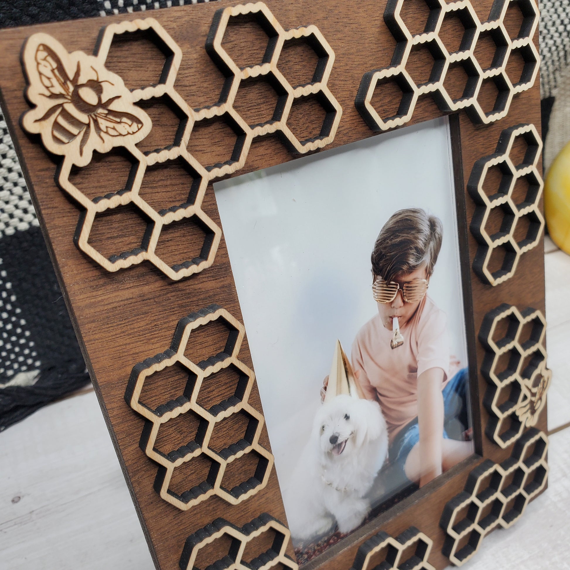 Picture Frame | Wood Frame | Honeycomb Picture Frame | Wooden Frame