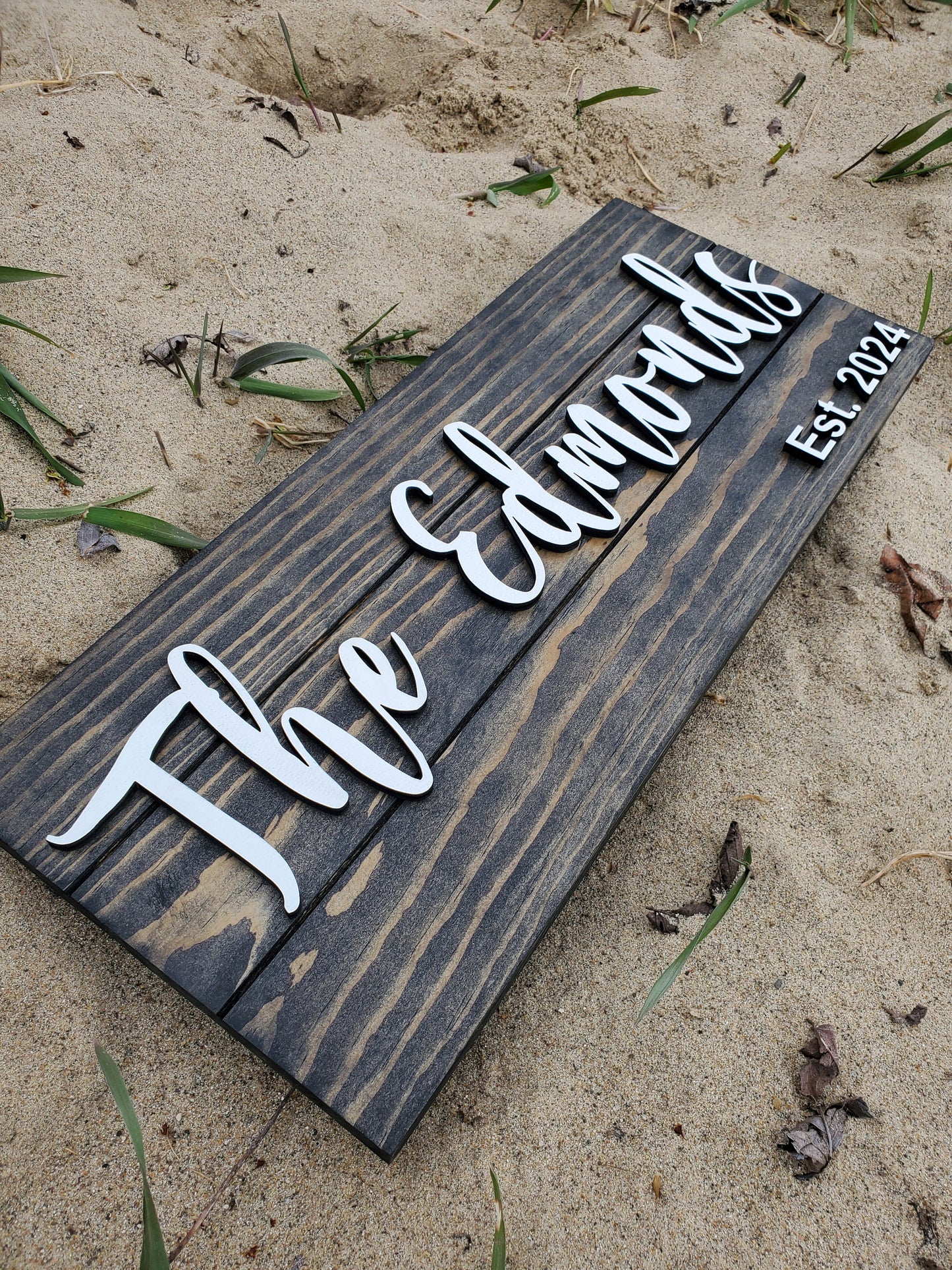 Custom Wood Sign | Established Sign | Family Last Name Sign | Custom Wood Sign | 3D Laser Cut Sign | Wedding Gift | Wood Signs