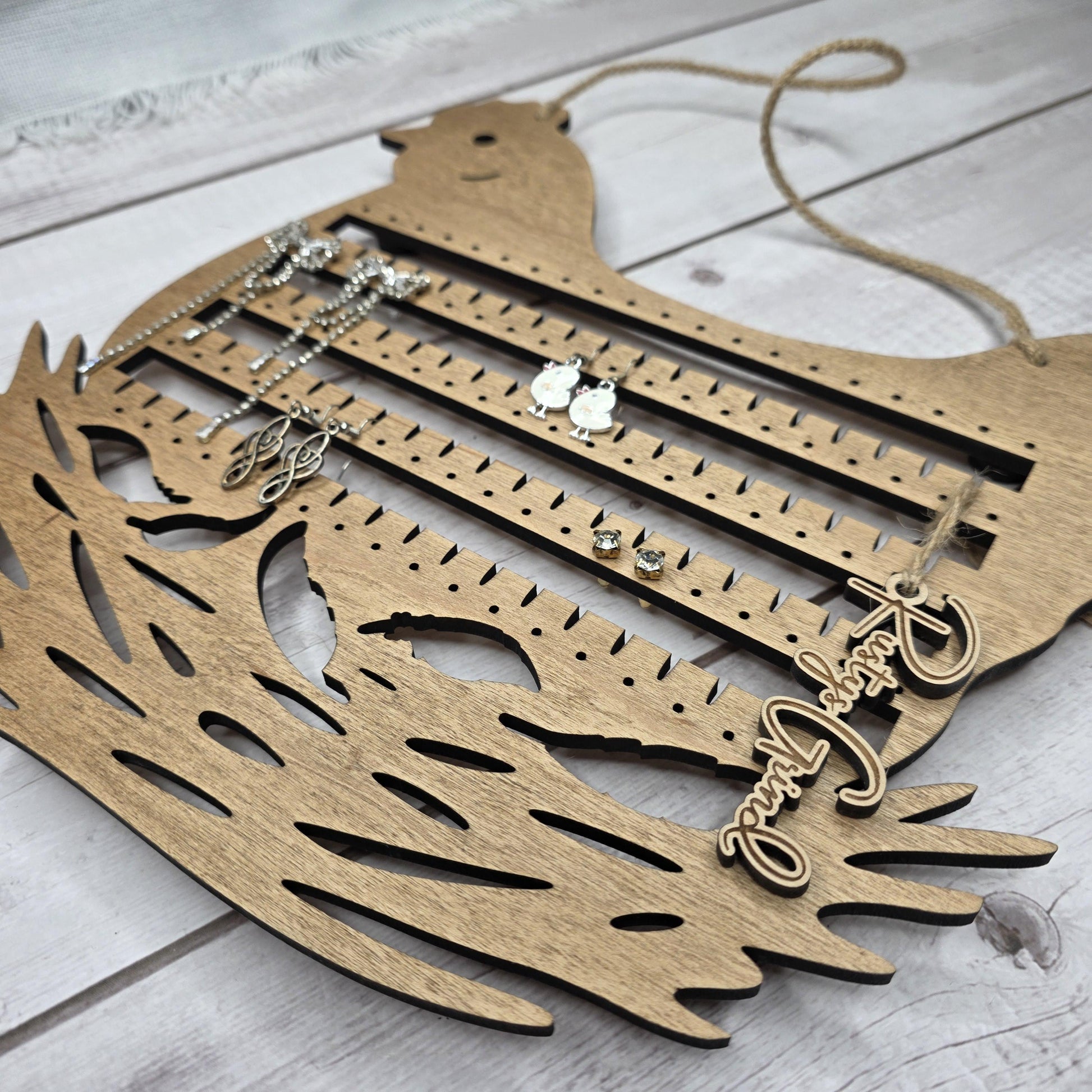 Chicken Earring Holder Display