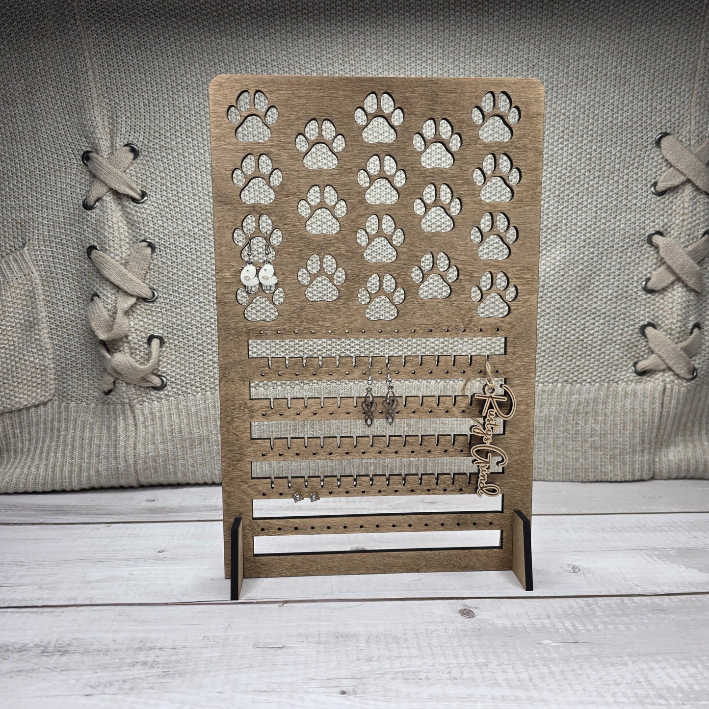 Dog Paw Earring Holder | Jewelry Organizer | Jewelry Holder | Earring Display | Jewelry Display