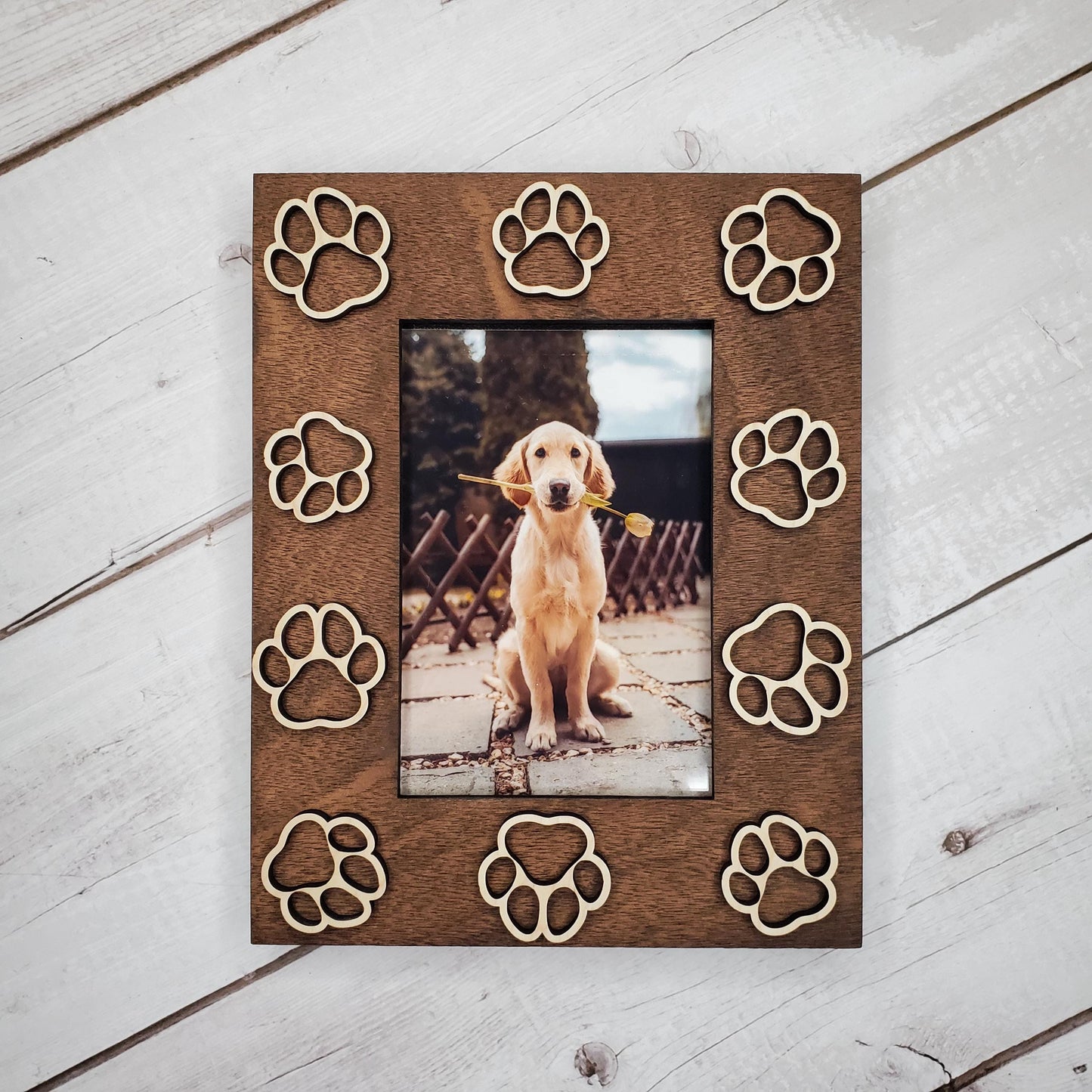3D Dog Paw Print Picture Frame