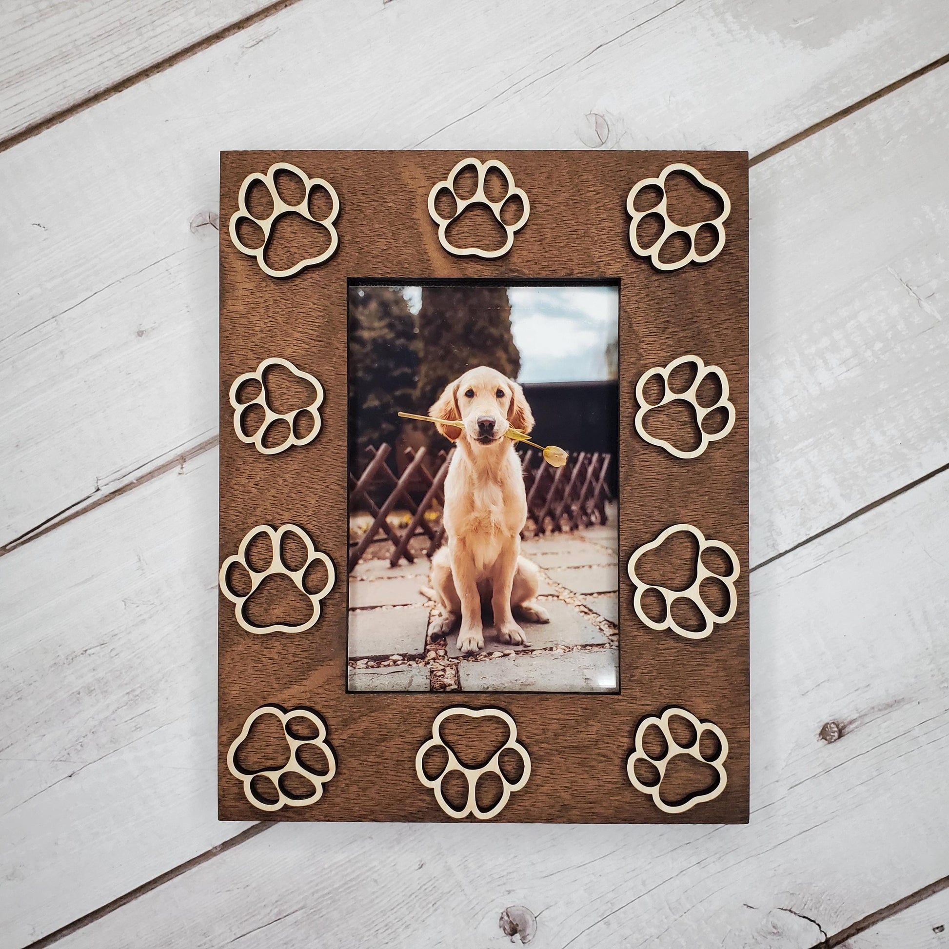 3D Dog Paw Print Picture Frame