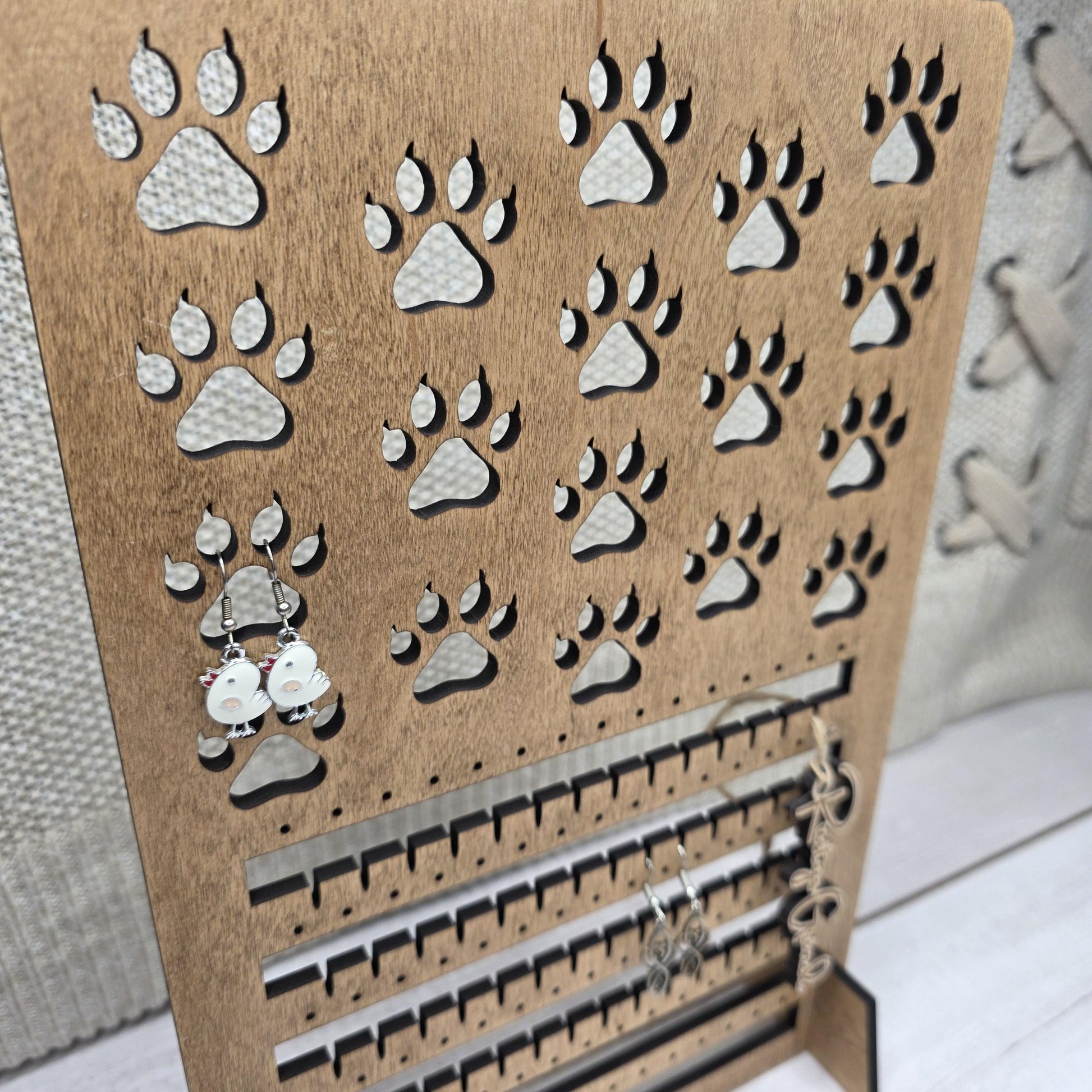 Cat Paw Earring Holder | Jewelry Organizer | Jewelry Holder | Earring Display | Jewelry Display