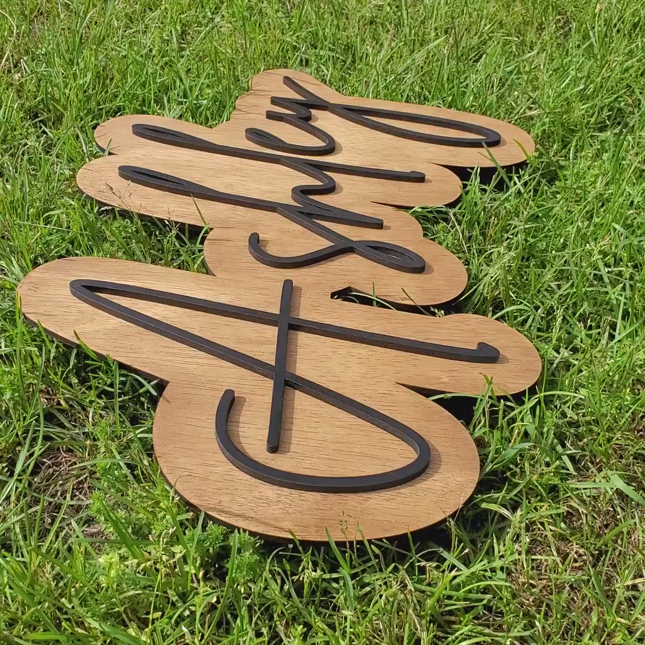 Layered Name Sign | Custom Wood Sign | Wood Cut Out | Nursery Sign | Name Sign | Laser Cut Sign