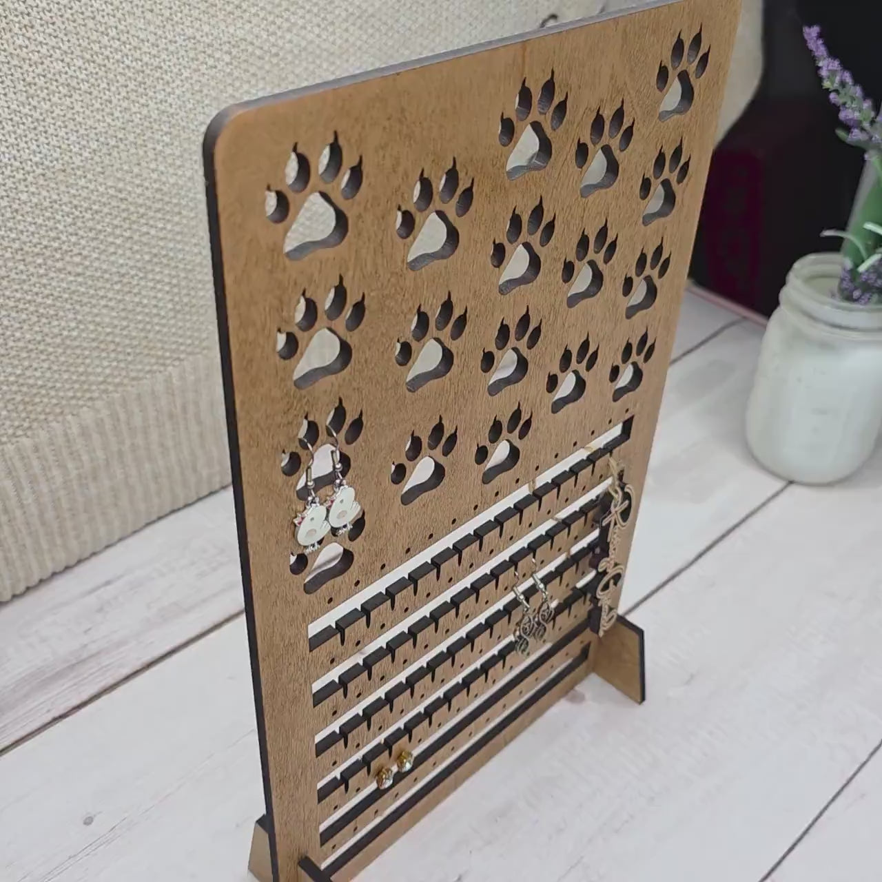 Cat Paw Earring Holder | Jewelry Organizer | Jewelry Holder | Earring Display | Jewelry Display